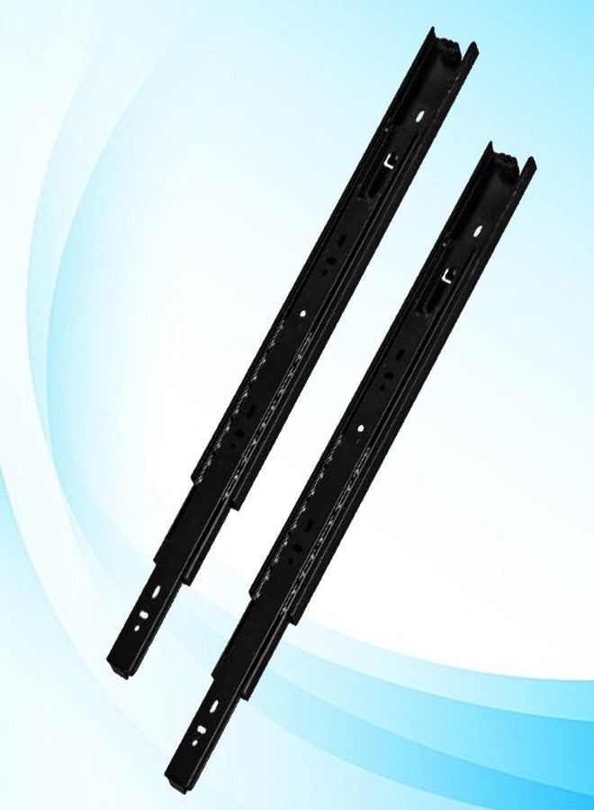 Harrison Telescopic Ball Bearing Soft Closing Slide 0853 | Drawer Channel Steel | 14 inch Soundless Modular Kitchen Drawer Slides | Rust Free | Load Bearing Capacity 45 kg | Furniture Hardware - Image 1